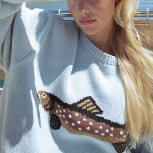🐟Dairy Boy The Fisherman's Daughter Sweater in blue